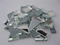varia stukjes spiegel zilver
