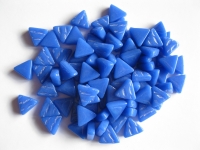Blauw driehoekjes