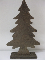Kerstboom bruin hout