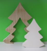Kerstboom 2 in 1 hout