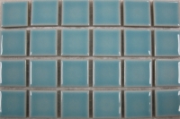 Lichtblauw 2.5 x 2.5 cm keramiek glans VB