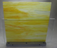 Geel oranje  half doorzichtig 30 x 30 cm