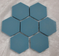 Aqua mat zeskant 5.5 cm