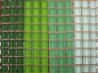 Lime groen crystal 1 x 1 cm