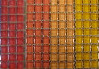 Donker 0ranje crystal      1 x 1 cm