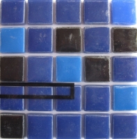 Donker blauw 1.5 x 1.5 cm