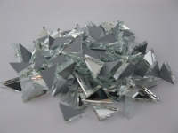 kleine driehoekjes spiegel zilver