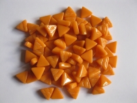 Oranje driehoekjes