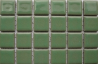 Groen 2.5 x 2.5 cm keramiek glans VB