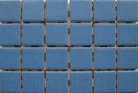 Blauw 2.3 x 2.3 cm keramiek mat
