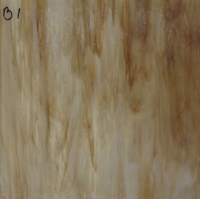 Bruin/Beige halfdoorzichtig 15 x 10 cm