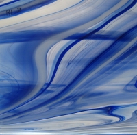 Blauw Art glas Spectrum 15 x 10 cm