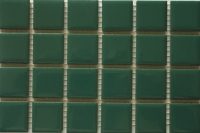 Donker Groen 2.5 x 2.5 cm keramiek glans VB