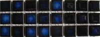 Donker Blauw 1.5 x 1.5 cm keramiek glans VB