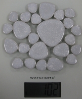 Grijs spikkel vormpjes keramiek