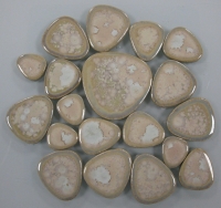 Beige groen vormpjes keramiek