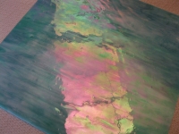 Parelmoer groen