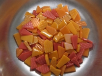 Vormpjes Oranje Rood mix