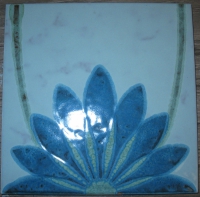 2.5 m2 Blauwe bloem 20 x 20 cm