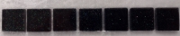Zwart multi glitter 2 x 2 cm