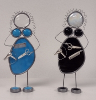 Kapster zwart of blauw