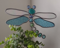 Libelle op steel