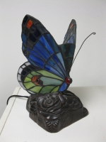 Vlinderlamp blauw