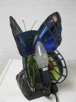 Vlinderlamp blauw