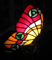 Vlinderlamp rood