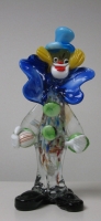 Clown lichtblauwe hoed
