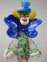 Clown lichtblauwe hoed