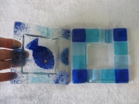 2 Asbakjes blauw