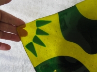 Schaal geel groen