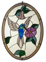 Kolibri met bloem