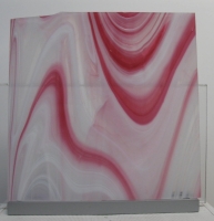 Roze doorzichtig  ART glas