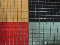 8 x grote mat 2.5 x 2.5 cm keramiek glans VB