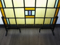 Glas in lood raam op standaard