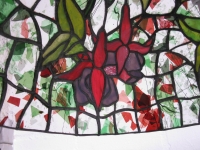 Tafellamp bloemen