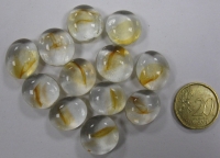 kattenogen blankbruin doorzichtig glasnuggets