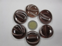 Kattenogen rozepaars glasnuggets XL