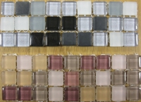 Zwart wit mix crystal 1 x 1 cm