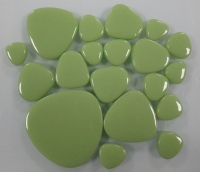 Licht groen vormpjes