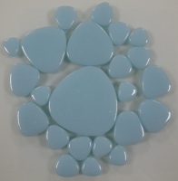 Licht blauw vormpjes