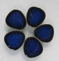 Blauw  5 x  3 cm vormpjes
