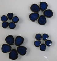 Blauw 2 x  10 mix vormpjes