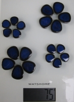 Blauw 2 x  10 mix vormpjes