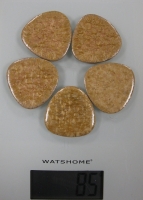 Goud  5 x 4 cm  vormpjes