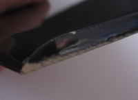 Zwart glans 10 x 10 afgerond