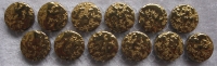Goud Rondjes glans  keramiek VB