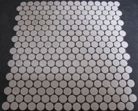 Beige Rondjes grote mat glans keramiek VB